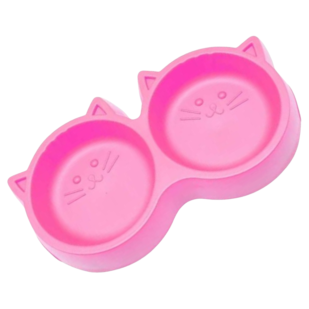 Cat Face Bowl Double