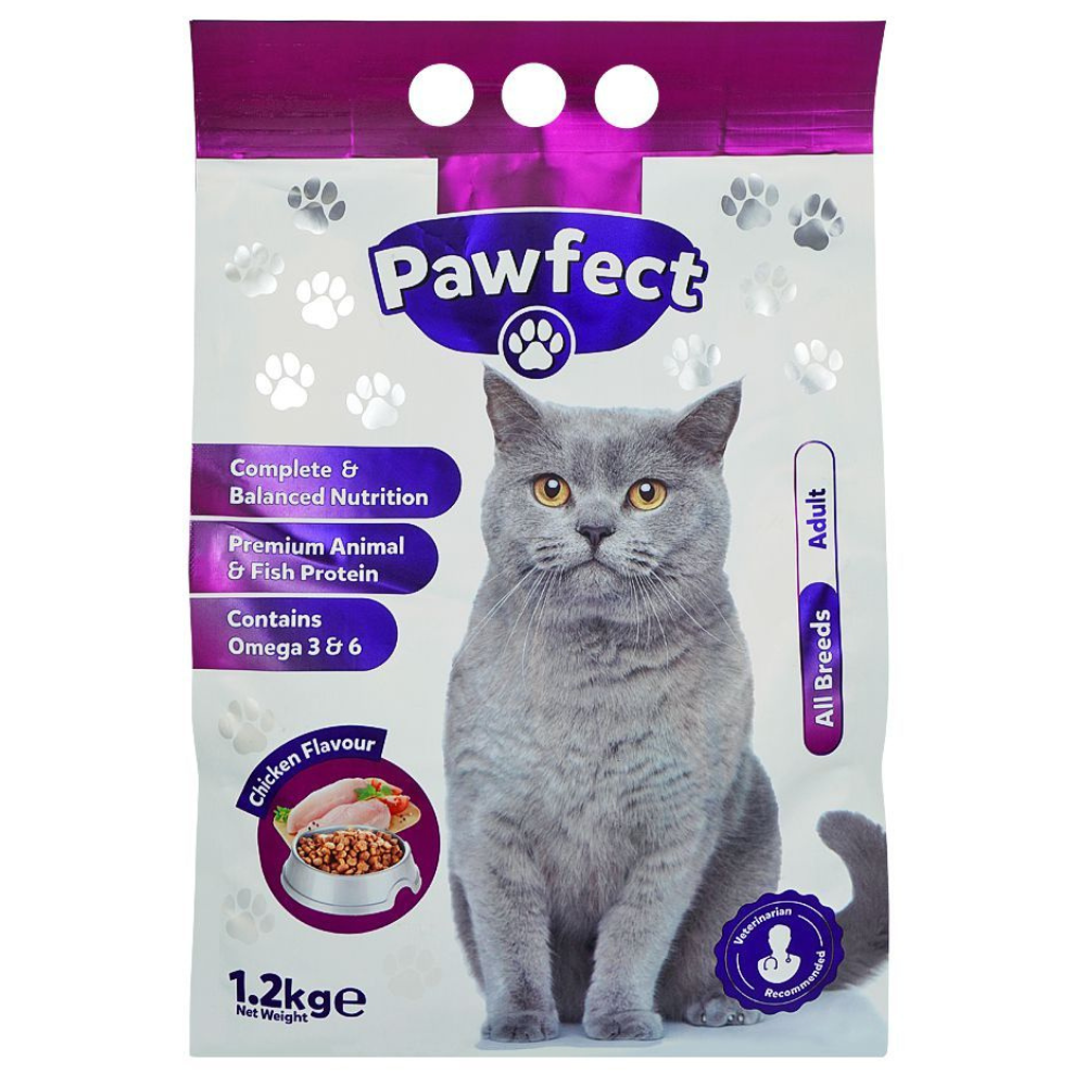 Pawfect Adult Cat Food 1.2Kg