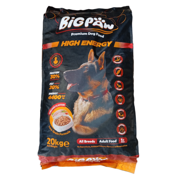 Big Paw High Energy Dog Food 20Kg